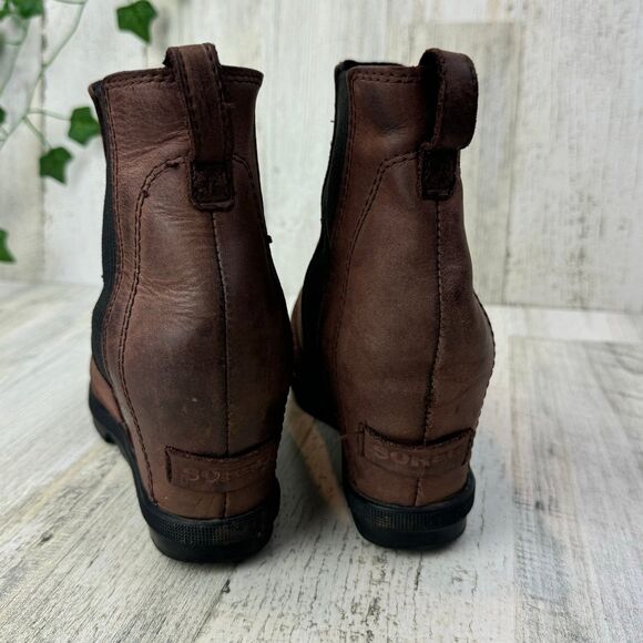 SOREL Joan of Arctic Women Wedge II Chelsea Waterproof Boots 8 - Picture 4 of 7